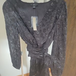 JCrew black XS shirt
